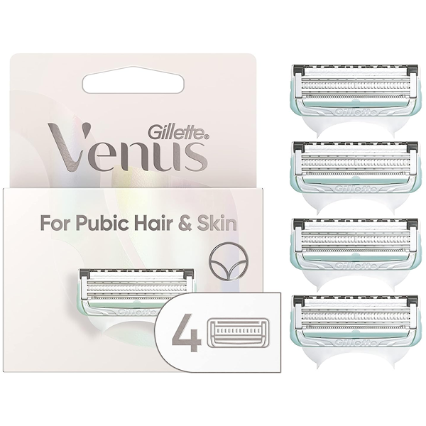 Gillette Venus For Pubic Hair and Skin 4 Cartridges