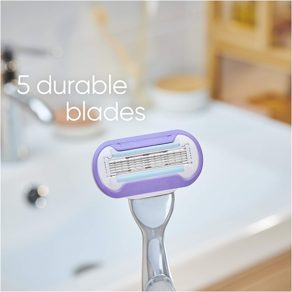 Gillette Venus Deluxe Smooth Platinum 1 Razor 3 Cartridges