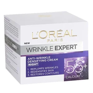 Loreal Night Cream 50ml Wrinkle Expert Jar55+ Calcium  